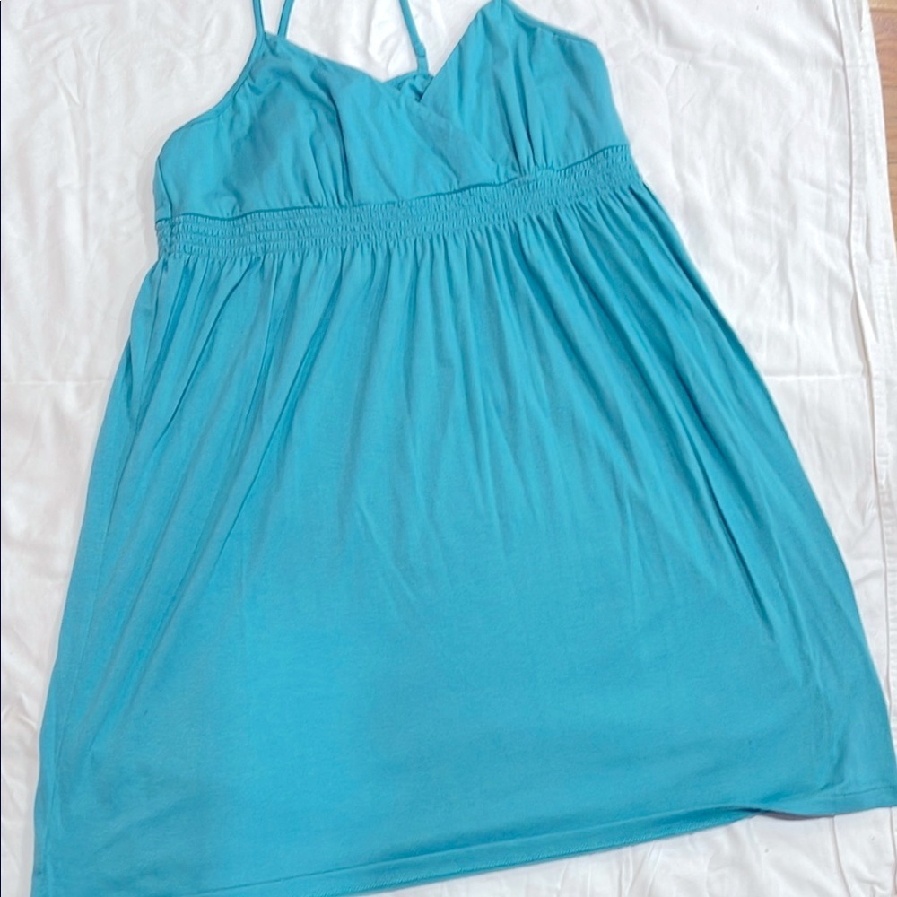 Blue Sleeveless Dress
